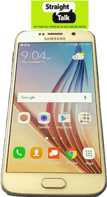 Straight Talk Samsung Galaxy S6 4g Lte Verizon Towers - Straight Talk Cell Phones (360x400), Png Download