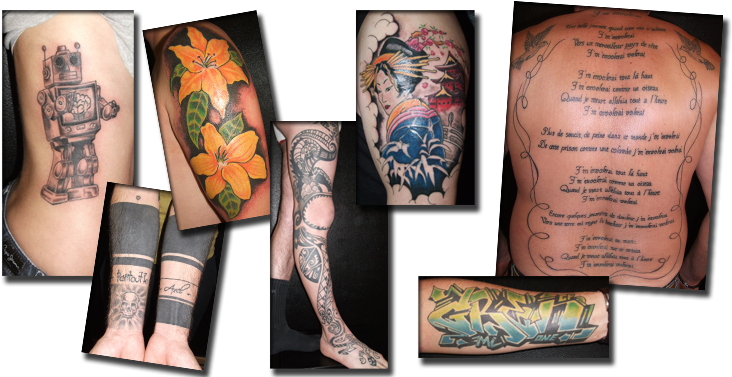 Artisanal Tatoo Tatoo3 - Tattoo (790x400), Png Download