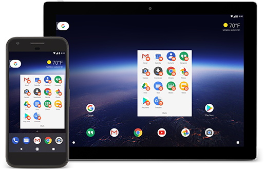 Bring Your Favorite Android - Android Oreo Tablet (582x369), Png Download