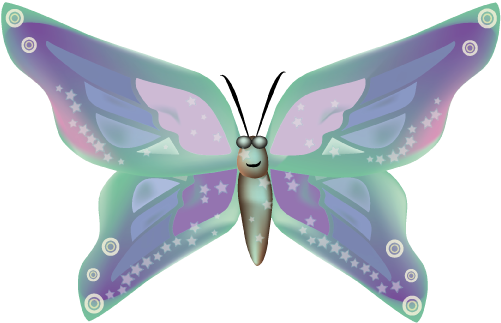 Download - Butterfly (612x360), Png Download