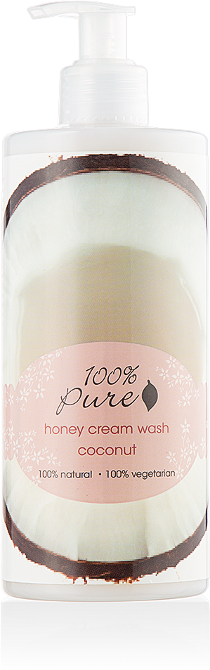 Honey Cream Wash Coconut - 100% Pure Honey Cream Wash, Coconut, 13 Ounce (1024x1024), Png Download