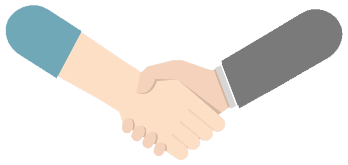 Get To Know Us Get To Know Us - Handshake (700x333), Png Download