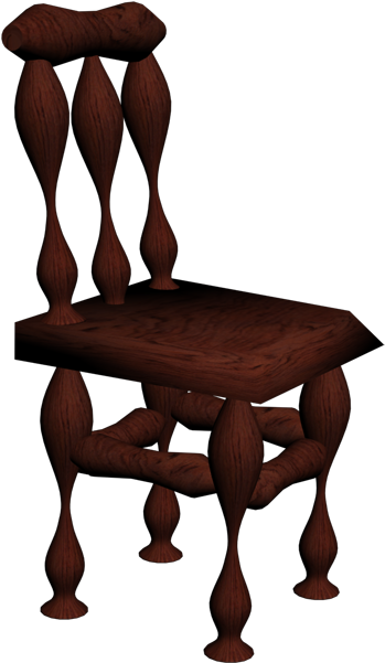 Wooden-chair - Wooden Objects Png (361x600), Png Download