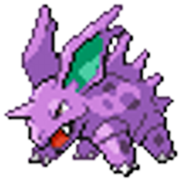 Grash - Nidorino Pixel Art (400x400), Png Download