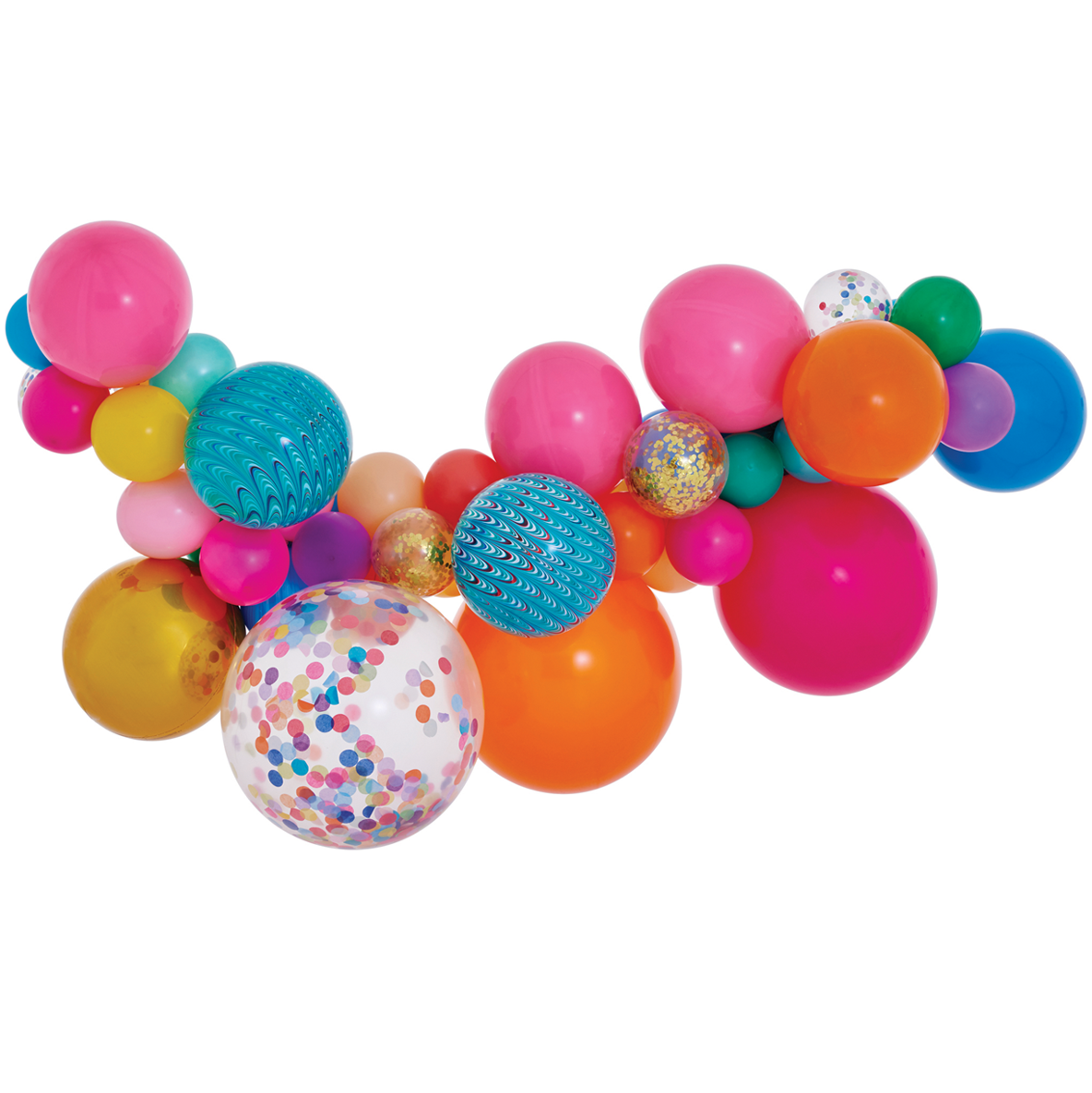 Balloon Garland Clipart (360x480), Png Download