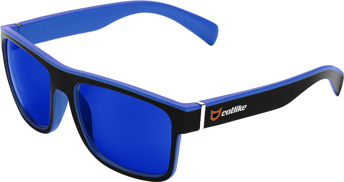 Catlike Sunglasses Orange Key - ✅ Gafas Catlike Orange Key Negro/rojo Con Lentes Red (1600x976), Png Download