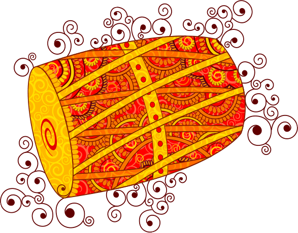 Dhol - Circle (587x460), Png Download