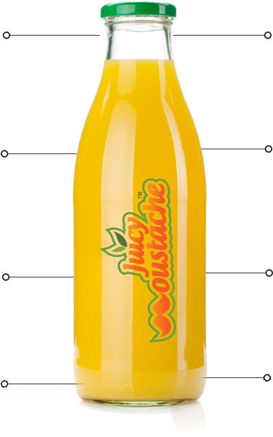 Juice-pic - Orange Juice Glass Bottle (399x654), Png Download