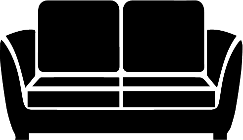 Custom Design Furniture - Furniture Png Black And White (491x283), Png Download