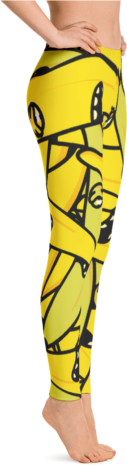 Banana Bunch Leggings - Leggings (1000x1000), Png Download