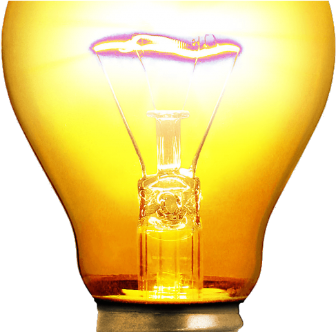Drawn Light Bulb Transparent Background - Light Bulbs (640x480), Png Download