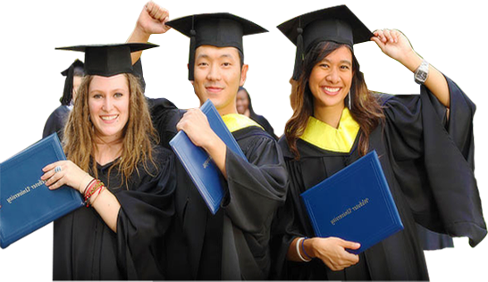 A Bachelor's Degree Can Be Earned In Four Years Of - Student With Degree Png (546x316), Png Download