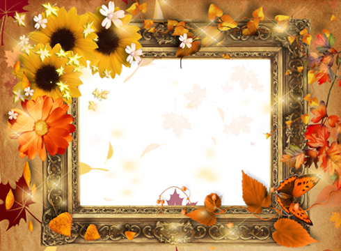 Autumn Love Frames - Strong Enemy Of The World (490x360), Png Download