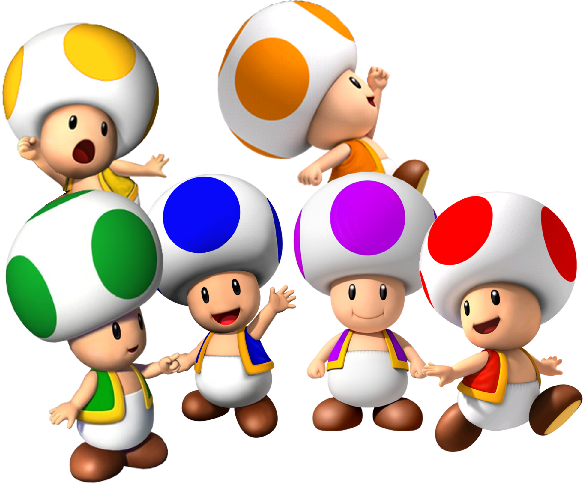 Super Mario Galaxy 2 Toads Hd Wallpaper - Toad Mario (1944x1611), Png Download