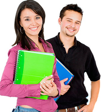 Alternative Text - University Students Studying (339x374), Png Download