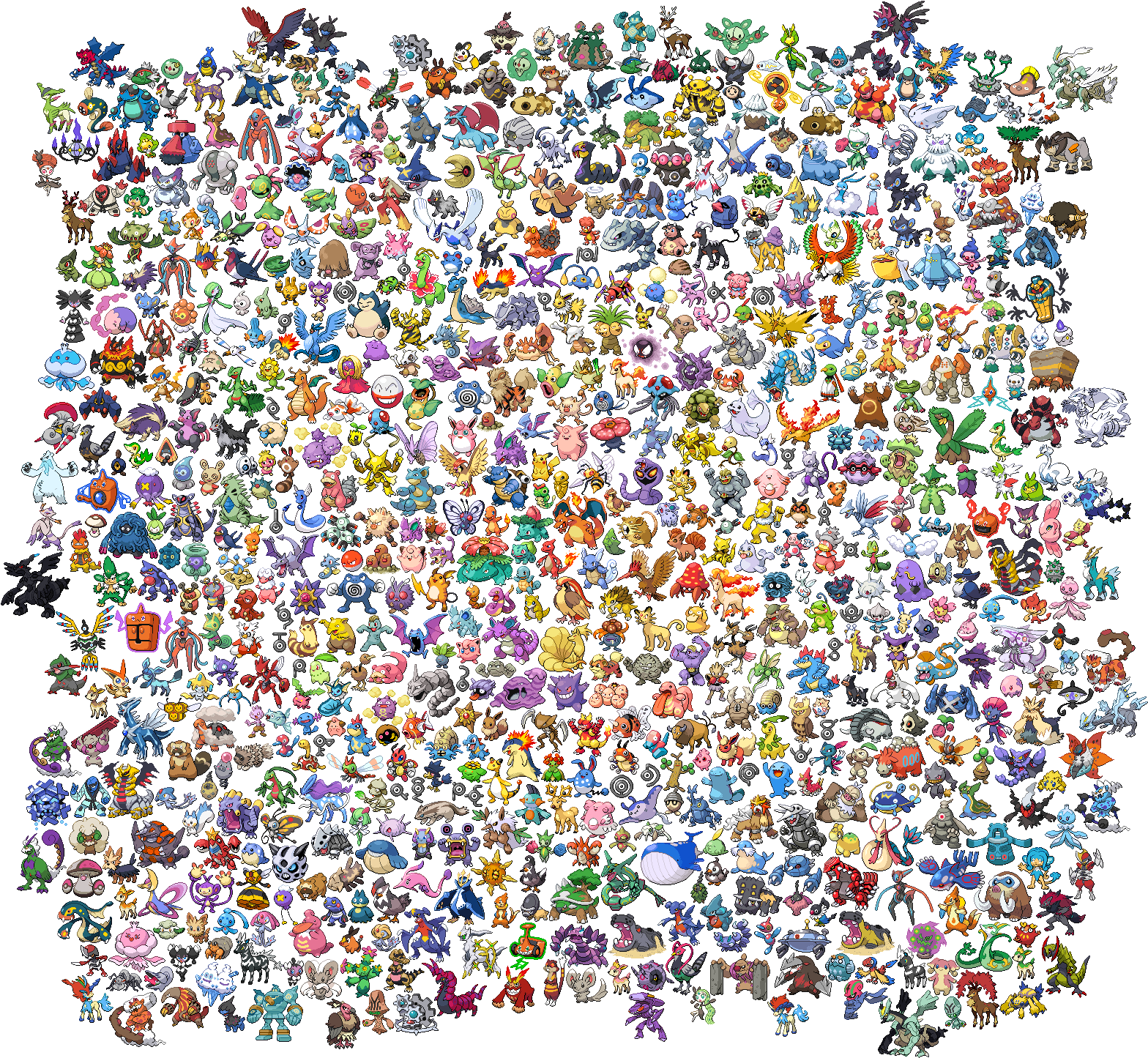 Quickly All Pictures Of Pokemon Hd Wallpaper Pixelstalk - Try To Find Pikachu (1576x1450), Png Download