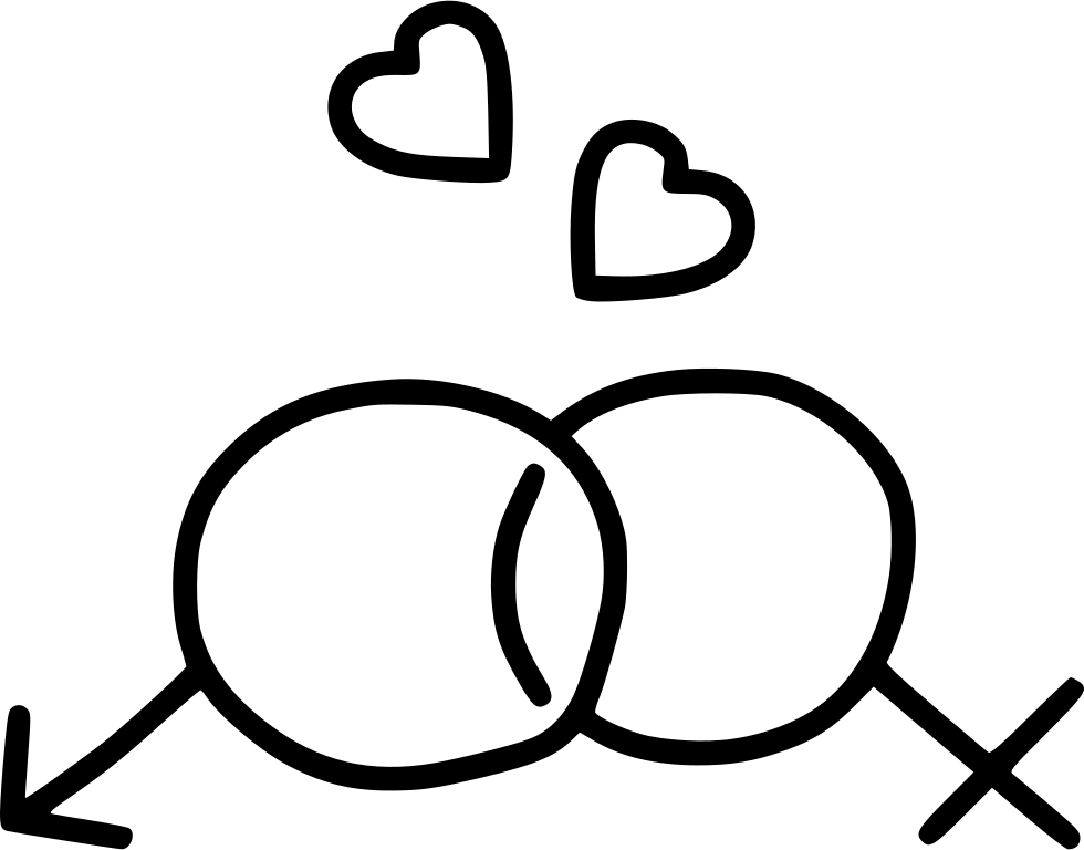 Couple Rs Marriage Heart Comments - Couple Icon Png Transparent (980x768), Png Download