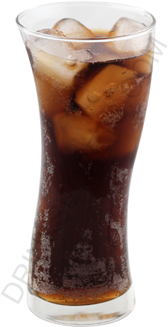 Captain And Coke Cocktail Image - Soft Drink (450x600), Png Download
