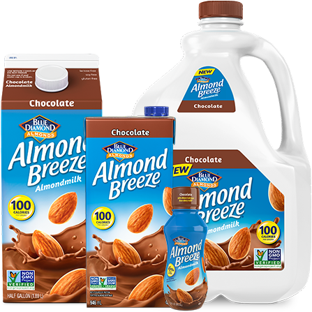 Almond Breeze Milk Original (454x468), Png Download