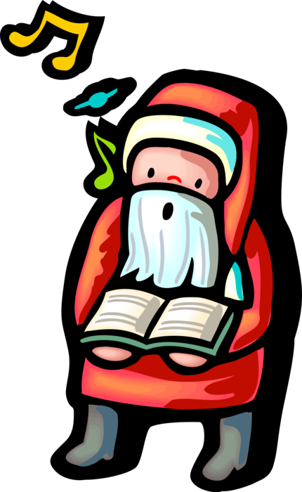 Vector Illustration Of Santa Claus, Saint Nicholas, (430x700), Png Download