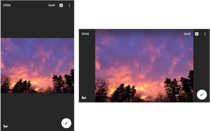 You Get Manual Editing Options When You Press The Circular - Snapseed (750x444), Png Download
