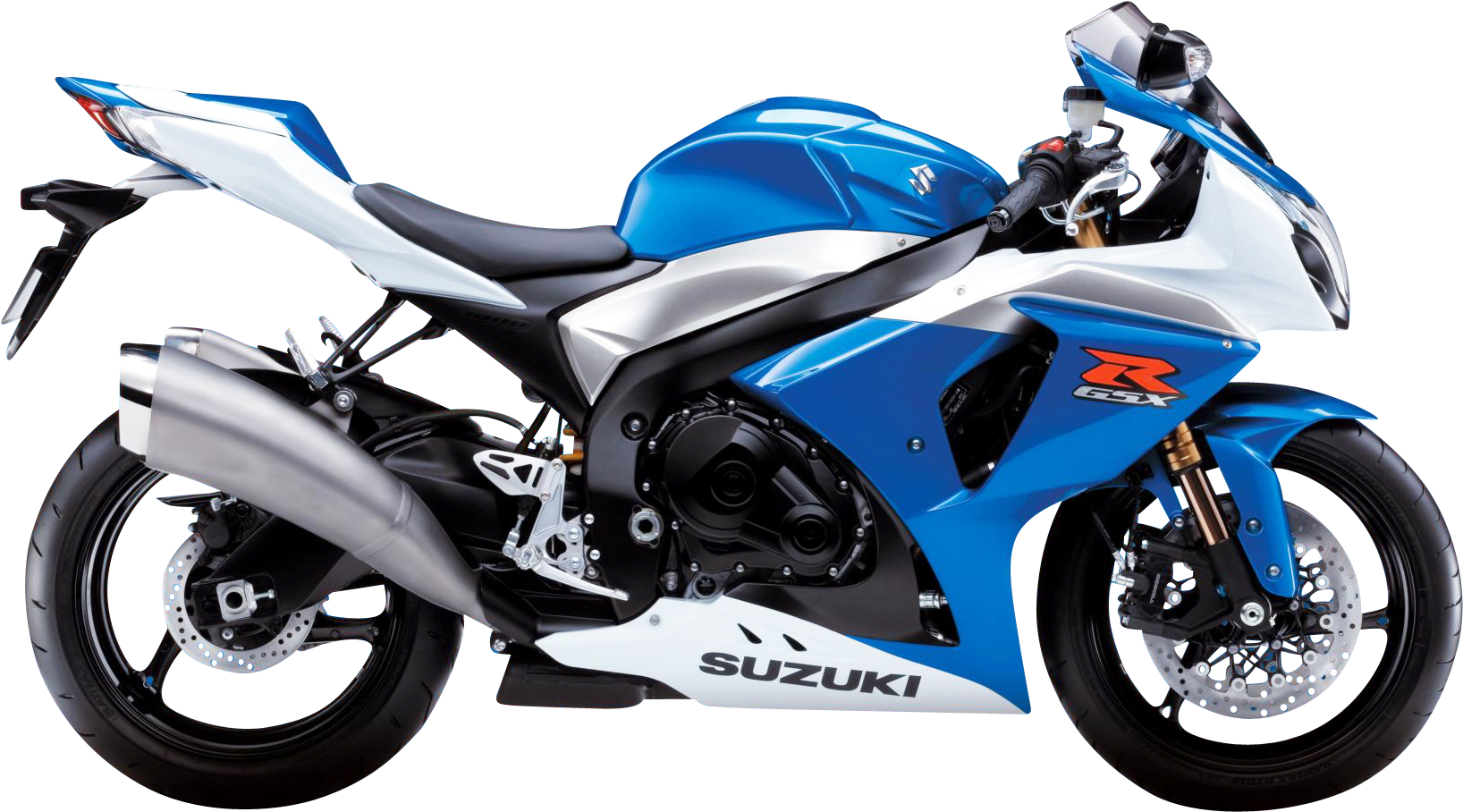 Suzuki Hayabusa Png Image - Suzuki Gsx R1000 White (1718x1014), Png Download