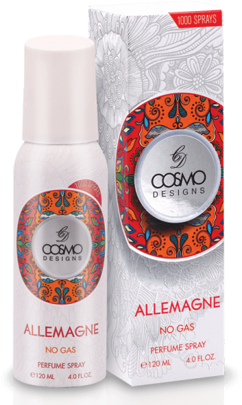 Allemagne Body Spray 120ml By Cosmo Designs - Deodorant (600x600), Png Download