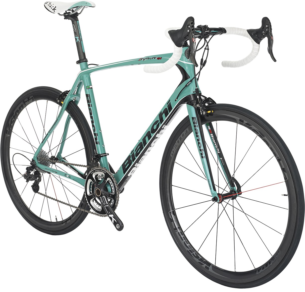 Bianchi Infinito Cv Super Record Compact 2014 Road - Fdj Team Bike 2017 (1800x1185), Png Download