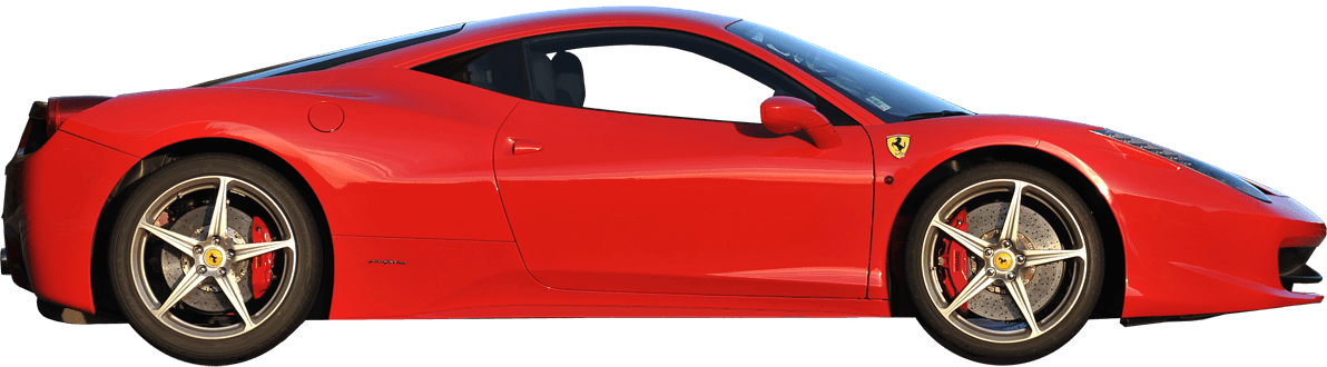 Ferrari 458 Italia - Car Clipart Png (1192x330), Png Download