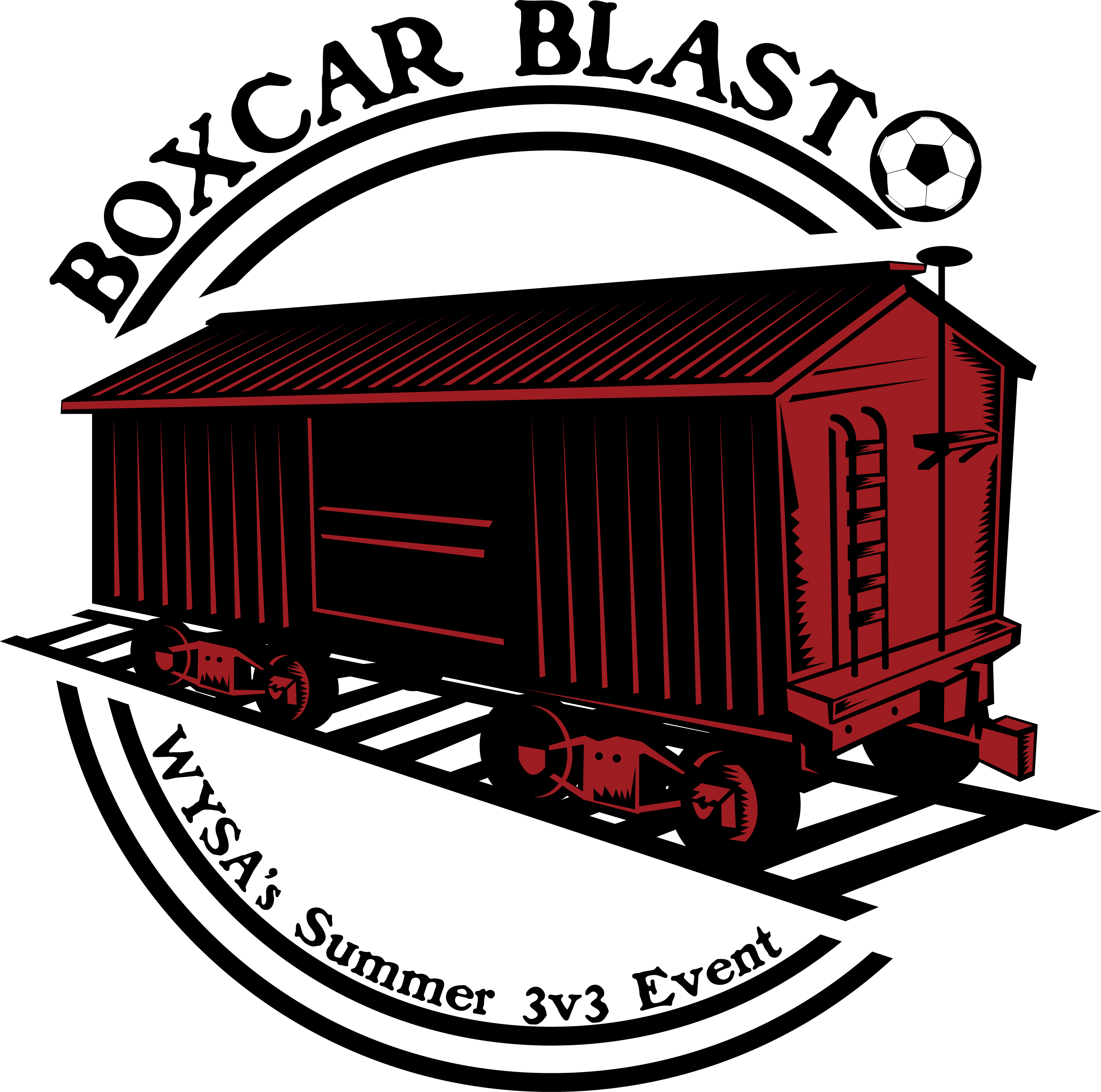 Box Car Blast - Illustration (2924x2900), Png Download