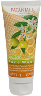 Neem Tulsi Face Wash - Patanjali Lemon Honey Face Wash (350x350), Png Download