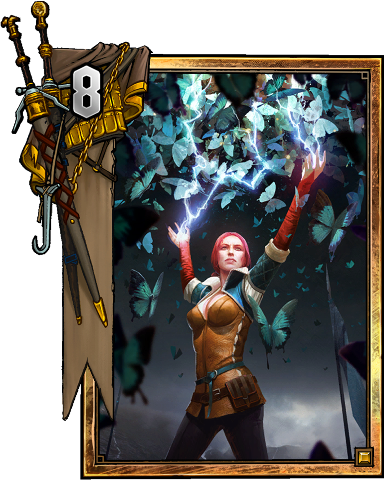 Triss - Butterflies - Triss Butterfly Spell (775x1048), Png Download