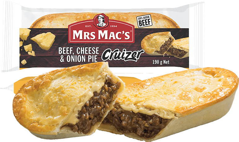 Beef, Cheese & Onion Pie Cruizer - Cheese And Onion Pie (865x563), Png Download