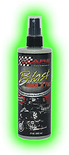 Glare Blast Quick N Fast 12oz Bottle (260x496), Png Download