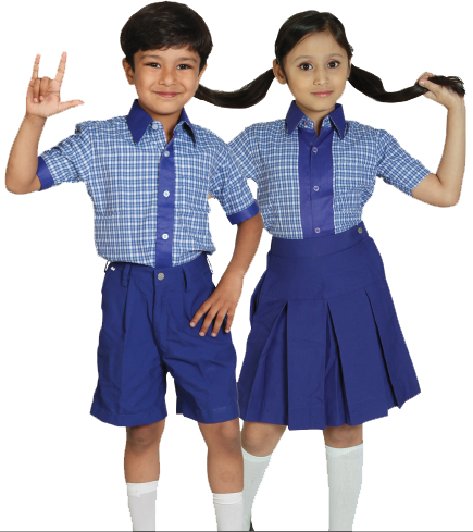 Mafatlal School Uniform Fabric - School Uniform (435x489), Png Download