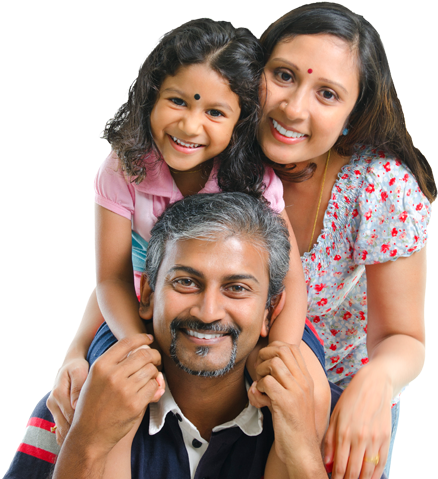Indian Family Image Png (550x500), Png Download
