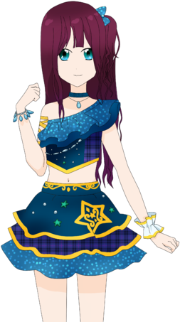 Mizuya Nagisa School Dress - Aikatsu! (343x480), Png Download