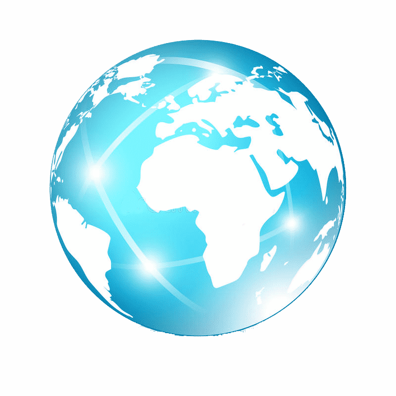Earth Globe Icon Vector Illustration 30678430 - World Map (800x800), Png Download