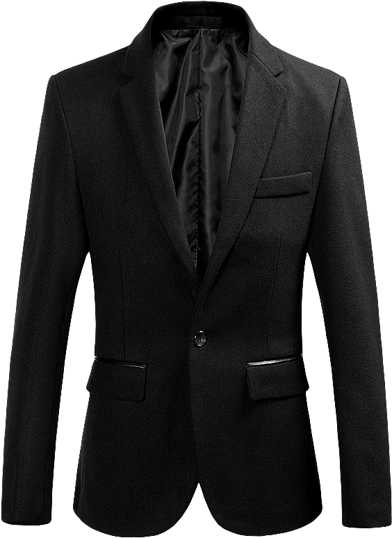 The Professional - Black Shirt And Grey Trousers (774x774), Png Download