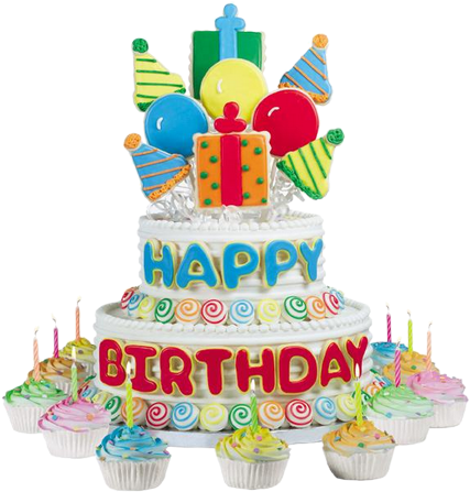 Tubes Anniversaires First Birthday Cake Pictures, Birthday - Happy Birthday Cake Stickers (450x450), Png Download