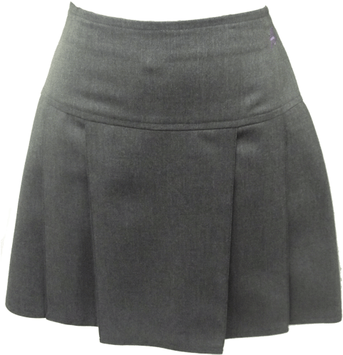 White Short Sleeved Open Blouse Or Long Sleeved White - Miniskirt (500x523), Png Download