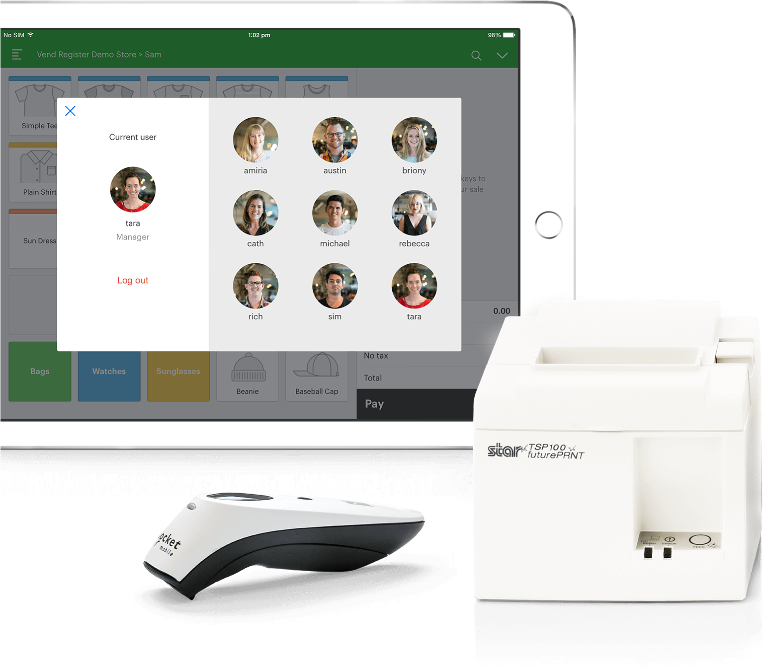 Ipad Pos System - Ipad Pos (1558x1402), Png Download