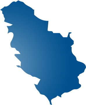 Our Operations Comprise The Cigarette Manufacturer - Serbia Shape (550x450), Png Download