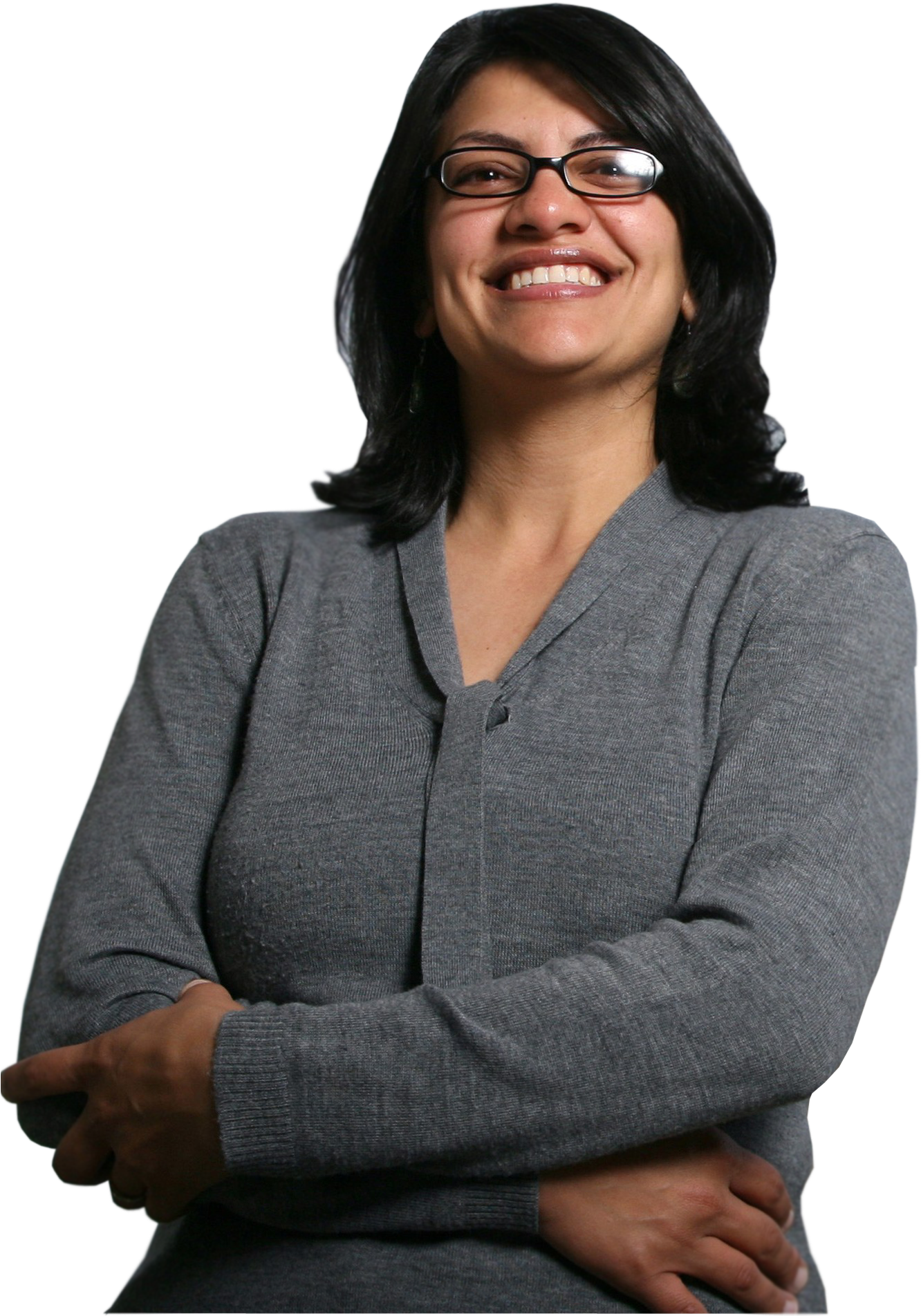Detroit Rashidatlaib Pulled Her Brown Hair Into A Ponytail - Muslim Woman Congress (1398x1917), Png Download