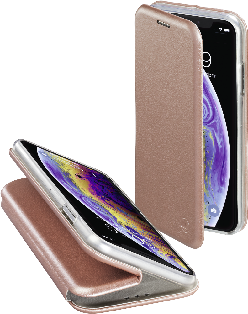 "curve" Booklet For Apple Iphone X/xs, Rose Gold - Samsung Galaxy A6 (1100x1100), Png Download