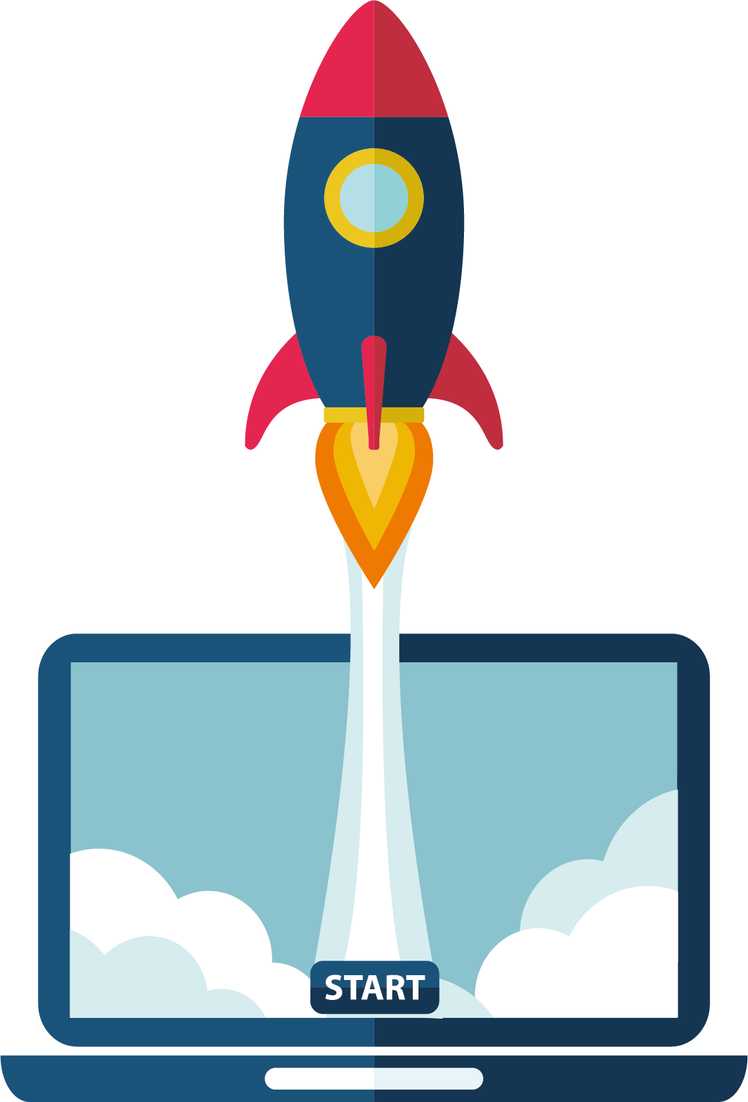 Launch - Website Launch Images Png (1085x1599), Png Download