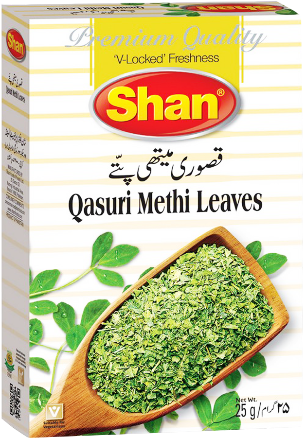 Shan Qasuri Methi Leaves Masala 25 Gm - Shan Qasuri Methi 50gm (1000x1000), Png Download