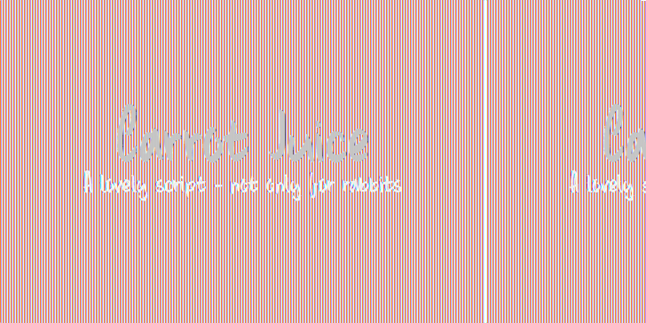 Free Dk Carrot Juice Font - Pattern (728x364), Png Download