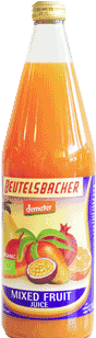 Beutelsbacher Mixed Fruit Carrot Juice - Beutelsbacher - Demeter Mixed Fruit Juice 750ml (427x320), Png Download