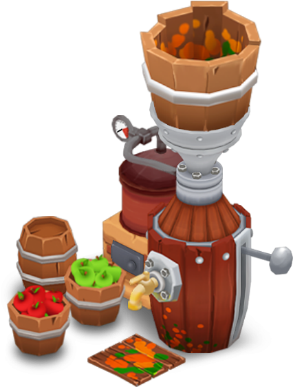 Carrot Juice Is Made In The Juice Press - Hay Day Juice Maker (585x585), Png Download